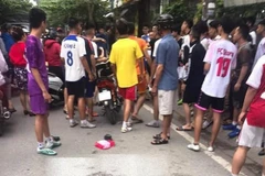 Hiện trường nơi xảy ra vụ xô xát. (Nguồn: Báo Tuổi Trẻ)