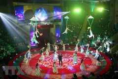 Một tiết mục xiếc. (Nguồn: TTXVN)