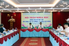 Quang cảnh hội thảo. (Ảnh: Công Tường/TTXVN)