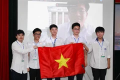 Cả 6 thí sinh Việt Nam tham dự Olympic Toán học quốc tế 2021 đều giành huy chương. (Ảnh: Thanh Tùng/TTXVN)