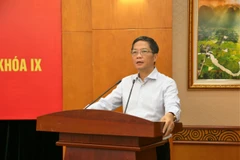 Ủy viên Bộ Chính trị, Trưởng ban Ban Kinh tế Trung ương Trần Tuấn Anh, Trưởng ban Ban Chỉ đạo tổng kết Nghị quyết chủ trì hội nghị. (Nguồn: Ban Kinh tế Trung ương)