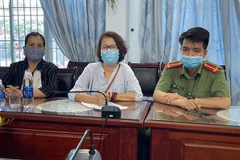 Hai người phụ nữ đăng tin sai sự thật trên mạng xã hội bị xử phạt. (Nguồn: Pháp luật Việt Nam)