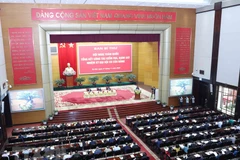 Quang cảnh Hội nghị toàn quốc tổng kết công tác kiểm tra, giám sát nhiệm kỳ Đại hội XII của Đảng. (Nguồn: TTXVN)