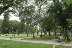 Công viên Lê Thị Riêng (quận 1). (Ảnh: Thanh Vũ/TTXVN)