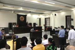 Quang cảnh phiên tòa. (Ảnh: Lê Thúy Hằng/TTXVN)