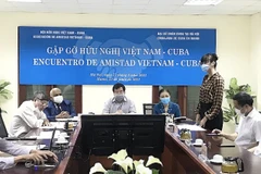 Đại biểu tham dự Gặp gỡ hữu nghị Việt Nam-Cuba tại Hà Nội. (Nguồn: Baoquocte.vn)