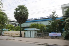 Bệnh viện đa khoa Hạnh Phúc - nơi đăng tải thông tin không chính xác về vaccine COVID-19 gây hoang mang dư luận. (Ảnh: Công Mạo/TTXVN)