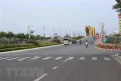 Một tuyến đường ở Đà Nẵng. (Ảnh: Trần Lê Lâm/TTXVN)