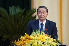 Ông Đỗ Minh Tuấn, Phó Bí thư Tỉnh ủy, Chủ tịch Ủy ban Nhân dân tỉnh Thanh Hóa nhiệm kỳ 2016-2021. (Ảnh: Hoa Mai/TTXVN)