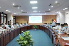 Phiên họp lần thứ nhất Hội đồng Khoa học và Đào tạo Trường Đại học Cần Thơ, nhiệm kỳ 2020-2025. (Ảnh: Ánh Tuyết/TTXVN)