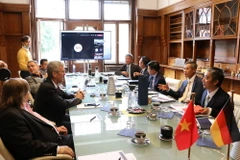 Quang cảnh buổi làm việc. (Ảnh: Vũ Tùng/TTXVN)