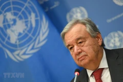 Tổng thư ký Liên hợp quốc Antonio Guterres, Mỹ. (Ảnh: AFP/TTXVN)