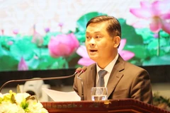 Bí thư Tỉnh ủy, Chủ tịch Hội đồng Nhân dân tỉnh Nghệ An Thái Thanh Quý. (Ảnh: Nguyễn Oanh/Vietnam+)