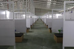 Một bệnh viện dã chiến ở Bình Dương. (Ảnh: TTXVN)