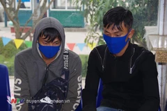 Hai đối tượng Thắng và Toại. (Nguồn: Truyenhinhnghean.vn)