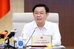Chủ tịch Quốc hội Vương Đình Huệ phát biểu. (Ảnh: Doãn Tấn/TTXVN)
