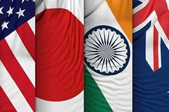 Nhóm Bộ Tứ bao gồm Mỹ, Ấn Độ, Nhật Bản, và Australia. (Nguồn: Getty Images)