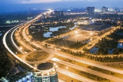 Đường Láng-Hòa Lạc. (Ảnh: Trọng Đạt/TTXVN)