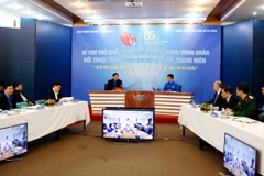 Quang cảnh buổi đối thoại. (Ảnh: Phạm Kiên/TTXVN)