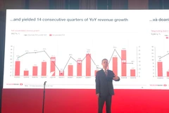 Ông Nguyễn Lê Quốc Anh phát biểu tại sự kiện. (Ảnh: T.H/Vietnam+)