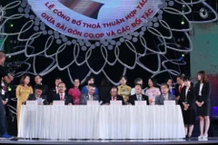 Lãnh đạo các bên tham gia ký kết. (Ảnh: CTV)