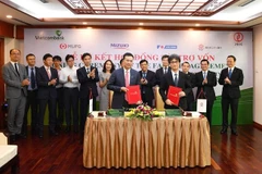 Đại diện hai bên tham gia ký kết. (Nguồn: Vietcombank)