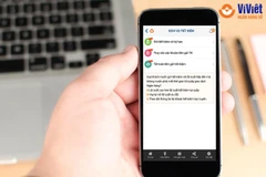 Ví Việt của LienVietPostBank. (Ảnh: CTV/Vietnam+)