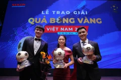 Quang cảnh Gala trao giải Quả bóng Vàng Việt Nam 2021