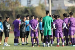 AFF Cup: Lãnh đạo sứ quán Việt Nam tại Lào động viên tuyển Việt Nam