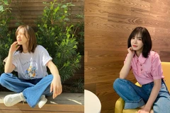 Tóc lửng - kiểu tóc được nhiều cô nàng nổi tiếng Hàn Quốc ưa chuộng