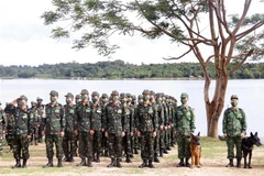 Lần đầu tiên diễn tập cứu hộ giữa quân đội Lào-Việt Nam-Campuchia 