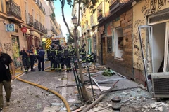 Nổ khí gas gây hỏa hoạn tại tòa nhà cao tầng ở thủ đô Tây Ban Nha