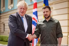 Thủ tướng Anh Boris Johnson bất ngờ tới thăm Ukraine lần thứ 2