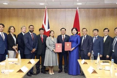 Chủ tịch Quốc hội gặp Bộ trưởng Bộ Nội vụ Anh Priti Patel