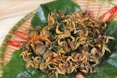 Cua đồng rang muối - món ăn vừa ngon vừa là bài thuốc chữa bệnh