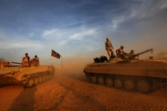 Lực lượng Iraq giành quyền kiểm soát một địa điểm ở làng Jarif, cách thành phố Mosul 45km về phía Nam. (Nguồn: AFP/TTXVN)