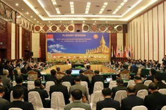 Hội nghị Viện trưởng Viện Kiểm sát, Viện Công tố các nước ASEAN-Trung Quốc lần thứ 10. (Ảnh: Phạm Kiên/Vietnam+)