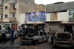 Hiện trường vụ đánh bom. (Nguồn: Reuters)