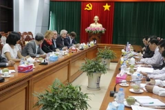 Toàn cảnh buổi tiếp. (Ảnh: Ngọc Thiện/TTXVN)