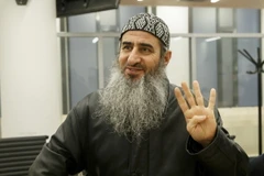 Đối tượng Mullah Krekar tại tòa án ở Oslo, Na Uy. (Nguồn: AP/TTXVN)