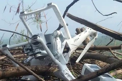 Chiếc máy bay do thám mà quân đội Pakistan vừa bắn rơi. (Nguồn: idrw.org)