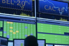 Sàn giao dịch chứng khoán tại thủ đô Paris, Pháp. (Nguồn: AFP/TTXVN)