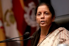 Bộ trưởng Quốc phòng Ấn Độ Nirmala Sitharaman. (Nguồn: AFP/TTXVN)