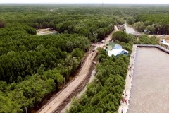 Toàn cảnh Khu Công viên văn hóa - Du lịch Mũi Cà Mau. (Ảnh: An Hiếu/TTXVN)