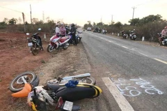 Hiện trường vụ tai nạn khiến 3 người tử vong. (Nguồn: baogialai.com.vn)