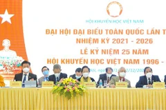 Đoàn Chủ tịch Đại hội. (Ảnh: Minh Đức/TTXVN)