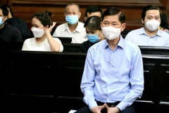 Bị cáo Trần Vĩnh Tuyến, nguyên Phó Chủ tịch UBND Thành phố Hồ Chí Minh. (Ảnh: Thành Chung/TTXVN)