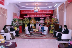 Quang cảnh buổi lễ. (Ảnh: Xuân Khu/TTXVN)
