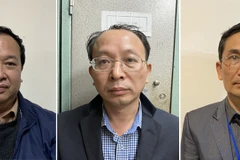 Các bị can lần lượt: Nguyễn Minh Tuấn; Nguyễn Nam Liên; Trịnh Thanh Hùng. (Nguồn: mps.gov.vn)
