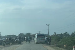 Hiện trường vụ tai nạn. (Nguồn: atgt.vn)